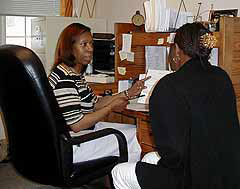 Photo of HIV Prevention Intervention With Two Women