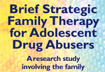 Brief Strategic Family Therapy for Adolescent Drug Abusers: A research study involving the family cover