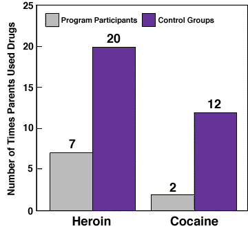 Average Drug Use During Past 30 Days By Parents