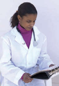 photo of a woman physician