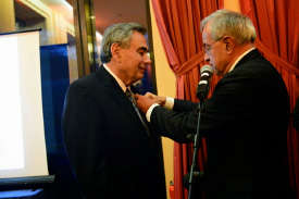 Dr. Charles O’Brien receives the Medal of Chevalier of the French National Order of the Legion of Honor