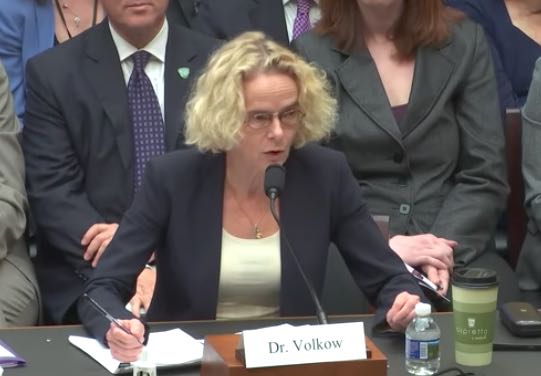 Dr. Nora Volkow testifying at Opioid hearing