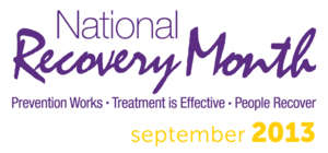 National recovery month banner
