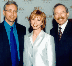 Actress Kathy Baker, winner of the PRISM Heritage Award, is joined by MTV talk show host Dr. Drew Pinsky and NIDA Director Dr. Alan I. Leshner