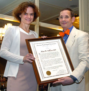 Psychological Association Honors Dr. Nora D. Volkow